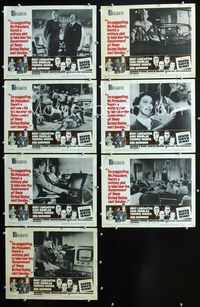 1d166 SEVEN DAYS IN MAY 7 lobby cards '64 Burt Lancaster, Kirk Douglas, Fredric March, Ava Gardner