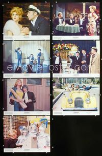 1d172 SILENT MOVIE 7 color 11x14s '76 Mel Brooks, Marty Feldman, Dom DeLuise, Bernadette Peters