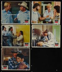 1d579 SILENT RAGE 5 movie lobby cards '82 science created him, now Chuck Norris must destroy him!