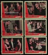 1d368 SIMON & LAURA 6 movie lobby cards '56 English Peter Finch & sexy Kay Kendall!