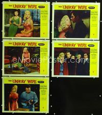 1d607 UNHOLY WIFE 5 LCs '57 sexy half-devil half-angel bad girl Diana Dors & Marie Windsor too!
