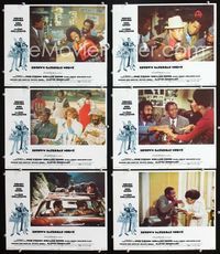 1d410 UPTOWN SATURDAY NIGHT 6 movie lobby cards '74 Sidney Poitier, Bill Cosby, Harry Belafonte