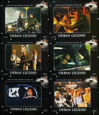 1d411 URBAN LEGEND 6 int'l movie lobby cards '98 Alicia Witt, Jared Leto, Robert Englund, Tara Reid