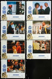 1d203 WAR BETWEEN MEN & WOMEN 7 movie lobby cards '72 Jack Lemmon. Barbara Harris