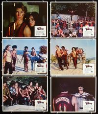 1d416 WARRIORS 6 movie lobby cards '79 Walter Hill, they outnumber the cops five to one!