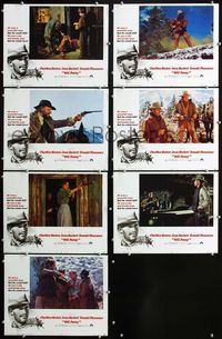 1d208 WILL PENNY 7 movie lobby cards '68 Charlton Heston, Joan Hackett, Donald Pleasance
