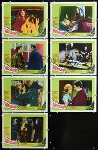 1d209 WITCHCRAFT 7 movie lobby cards '64 Lon Chaney Jr, they returned to reap BLOOD HAVOC!