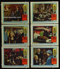 1d427 WITNESS FOR THE PROSECUTION 6 LCs '58 Billy Wilder, Tyrone Power, Marlene Dietrich, Laughton