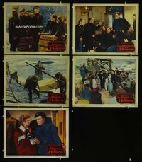 1d617 WRECK OF THE HESPERUS 5 movie lobby cards '48 Willard Parker, Edgar Buchanan