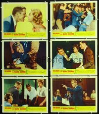 1d432 YOUNG SAVAGES 6 lobby cards '61 Burt Lancaster, John Frankenheimer, produced by Harold Hecht!