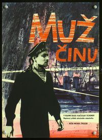 1e140 CASE OF THE 13 MEN Czech movie poster '60 Russian history, art by Cukaloz!