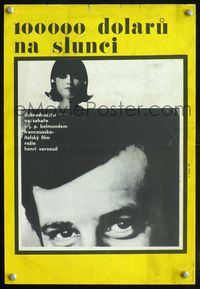 1e150 GREED IN THE SUN Czech movie poster '64 Jean-Paul Belmondo, Henri Verneuil