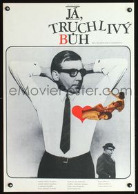 1e191 JA TRUCHLIVY BUH Czech 23x33 movie poster '69 wild sexy artwork by Vaca!