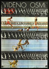 1e196 VISIONS OF EIGHT Czech 23x33 '73Munich Olympics directed by Penn, Forman, Lelouch & more!