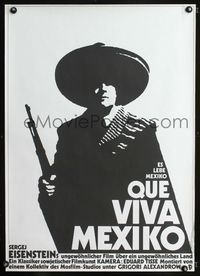 1e029 QUE VIVA MEXICO East German 23x32 1980 Sergei Eisenstein's reconstructed classic, Wengler art!