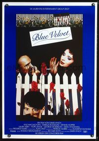 1e210 BLUE VELVET German movie poster '86 David Lynch, Isabella Rossellini, Kyle McLachlan