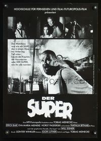 1e197 DER SUPER German 16x23 '80s Erich Bar, Eva-Maria Meineke, Horst Pasderski, Natalia Bitnar