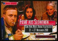 1e198 FILME AUS SLOWENIEN German 18x26 '01 Slovenian movie poster film festival in Germany!