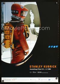 1e277 STANLEY KUBRICK EXHIBITION German museum/art exhibition poster '04 great image from 2001: A Space Odyssey!