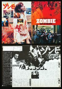 1e297 DAWN OF THE DEAD Japanese 14x20 movie poster '78 George Romero, there's no more room in HELL!