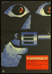 1e474 GUARD 13 Polish 23x33 movie poster '46 great pointing gun artwork by Hubert Hilscher!
