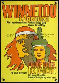 1e475 HALF-BREED Polish 23x33 movie poster '66 cool Native American art by Maciej Zbikowski!