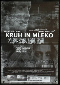 1e040 BREAD & MILK Slovenian poster '01 Peter Musevski, Sonja Savic, Jan Cvitkovic's Kruh in Mleko!