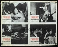 1f100 CARMEN, BABY uncut lobby card poster '68 Radley Metzger, cool hot image!