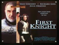 1f118 FIRST KNIGHT English 12x16 '95 Richard Gere as Lancelot, Sean Connery as King Arthur, Ormond