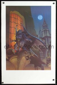 1f032 GARGOYLES TV special promo 26x40 poster '94 Disney, striking fantasy cartoon artwork!