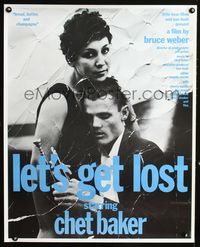 1f044 LET'S GET LOST special 27x33 '88 Bruce Weber, great image of Chet Baker w/girl & trumpet!