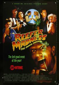 1f060 REEFER MADNESS THE MOVIE MUSICAL Showtime TV special 24x36 poster '05 great marijuana image!