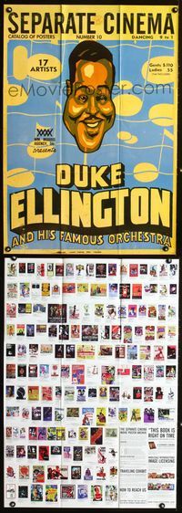 1f070 SEPARATE CINEMA 2-sided special 24x35 poster '00s Duke Ellington and His Famous Orchestra!