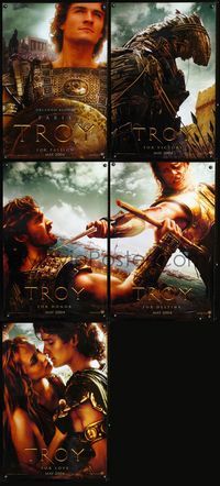 1f079 TROY 5 teaser special 24x36s '04 Brad Pitt as Achilles, Orlando Bloom as Paris, cool!