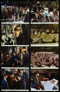 1g159 BOYS OF PAUL STREET 8 color 11x14 movie stills '69 Hungarian rebel kids, A Pal-utcai Fiuk!