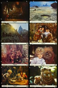 1g184 CARAVAN OF COURAGE 8 color 11x14 movie stills '84 An Ewok Adventure!