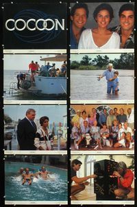 1g203 COCOON 8 color 11x14 stills '85 Ron Howard classic, Don Ameche, Wilford Brimley, Tawnee Welch