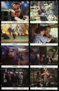 1g206 COMMANDO 8 color 11x14 movie stills '85 Arnold Schwarzenegger, Alyssa Milano