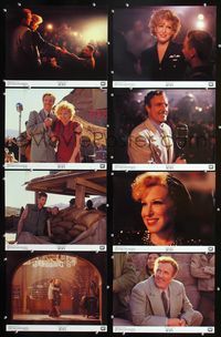 1g307 FOR THE BOYS 8 color 11x14 movie stills '91 Bette Midler, James Caan, George Segal