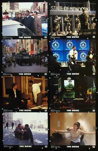 1g577 SIEGE 8 color 11x14 movie stills '98 Denzel Washington, Bruce Willis, Annette Bening