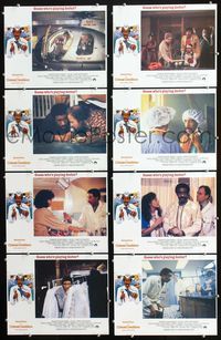 1g215 CRITICAL CONDITION 8 English movie lobby cards '86 doctor Richard Pryor, Michael Apted