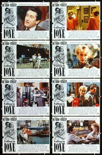 1g277 FALLING IN LOVE 8 English movie lobby cards '84 Robert De Niro, Meryl Streep, Harvey Keitel
