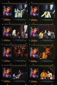 1g348 HAIL HAIL ROCK 'N' ROLL 8 English lobby cards '87 Chuck Berry, Keith Richards, Eric Clapton