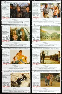 1g529 RIVER 8 English movie lobby cards '84 Mel Gibson, Sissy Spacek