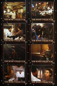1g153 BONE COLLECTOR 8 movie lobby cards '99 Denzel Washington, Angelina Jolie, Queen Latifah