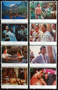 1g158 BOUNTY 8 movie lobby cards '84 Mel Gibson, Anthony Hopkins, Laurence Olivier, Edward Fox