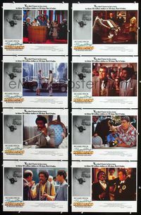 1g162 BREWSTER'S MILLIONS 8 English movie lobby cards '85 Richard Pryor, John Candy