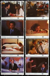 1g169 BROADCAST NEWS 8 movie lobby cards '87 William Hurt, Holly Hunter, Albert Brooks