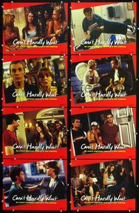 1g183 CAN'T HARDLY WAIT 8 int'l movie lobby cards '98 Seth Green, Jennifer Love Hewitt, Ethan Embry