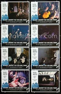 1g195 CHILDREN SHOULDN'T PLAY WITH DEAD THINGS 8 lobby cards '72 Benjamin Clark cult horror classic!